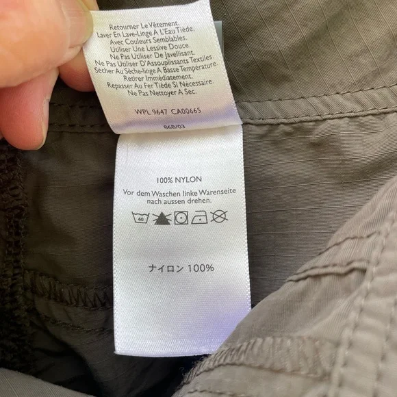 Eddie Bauer Sport Zip Off Convertible 5 Pocket Cargo Pants Size 6 Petite - Picture 10 of 11